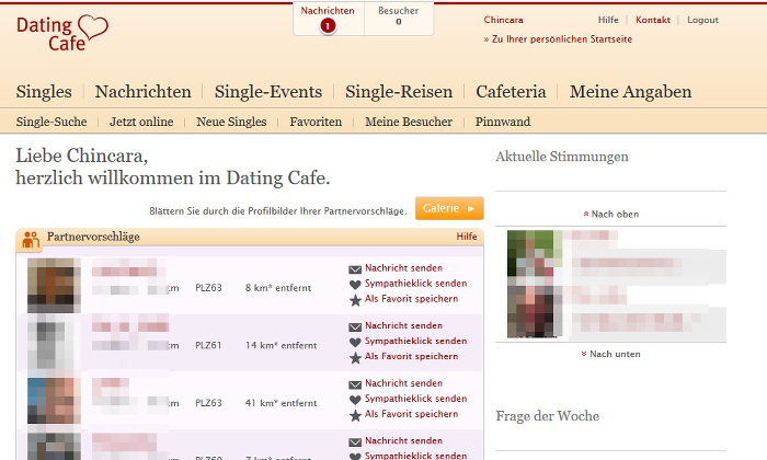 Datingcafe kostenlos